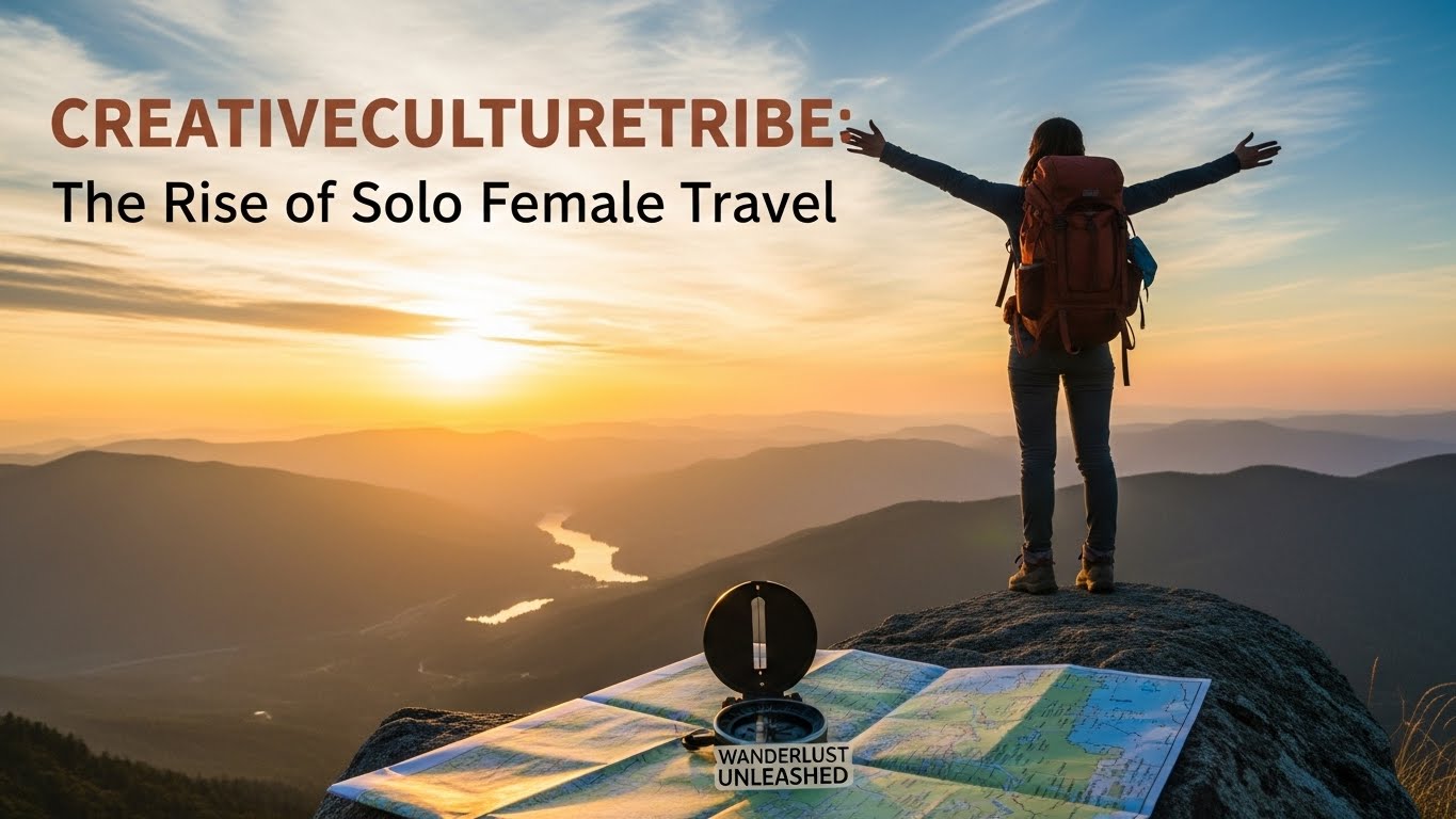 Creativeculturetribe the rise of solo female travel: Wanderlust Unleashed